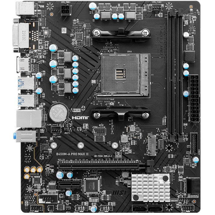 MSI B450M-A Pro MAX II (B450.AM4.mATX.DDR4)
