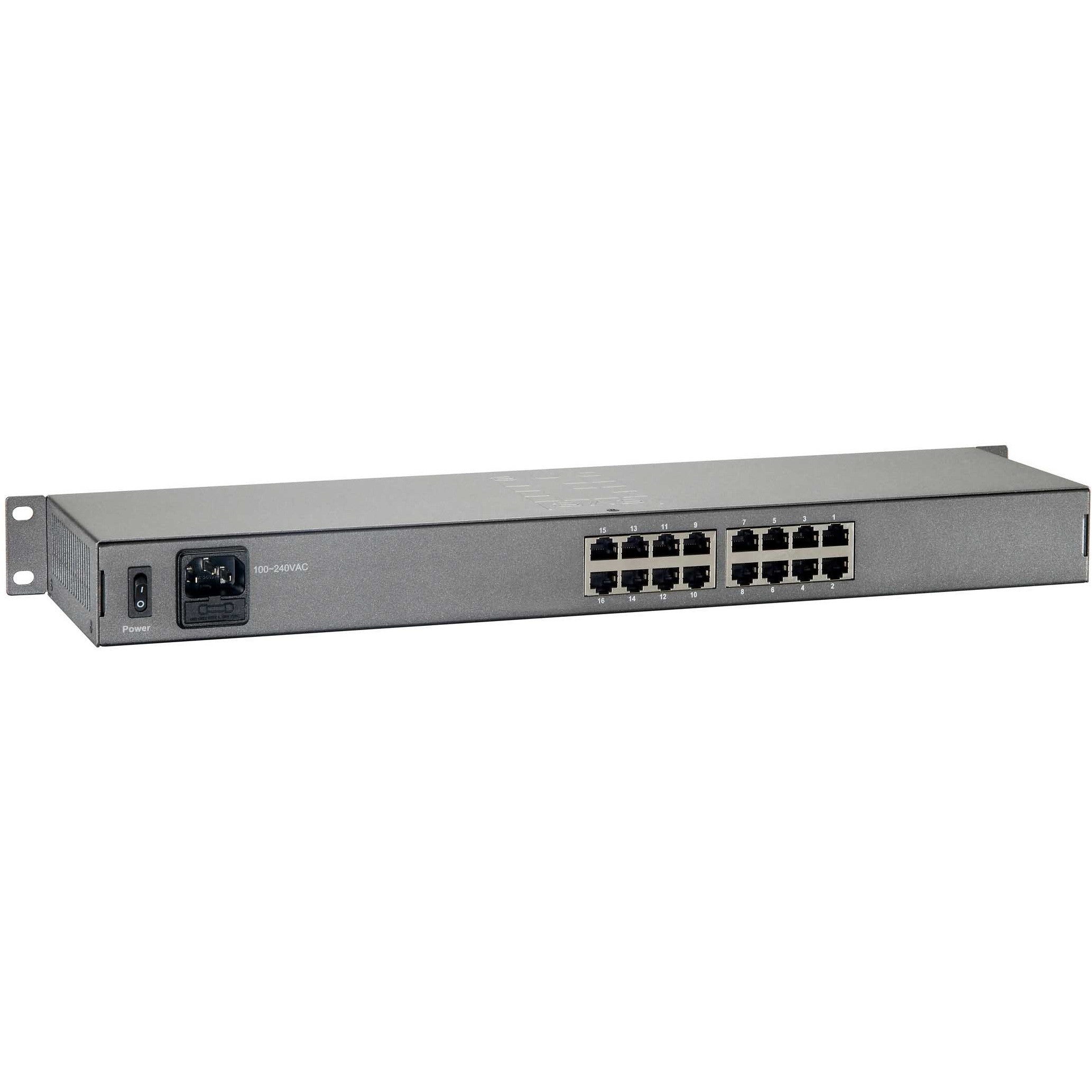 Switch 16x FE FEP-1601 19" 250W 16xPoE