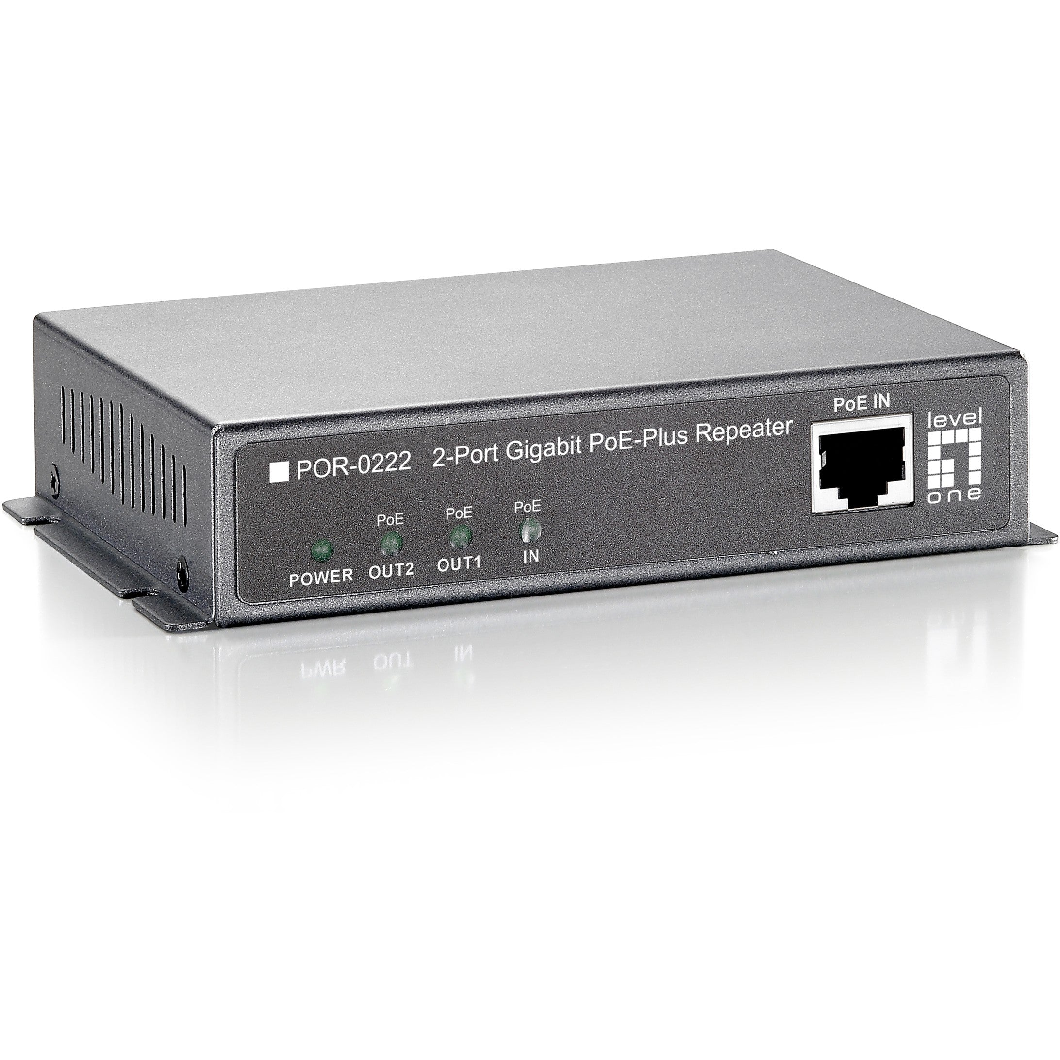 2x GE PoE-Repeater POR-0222 PoE