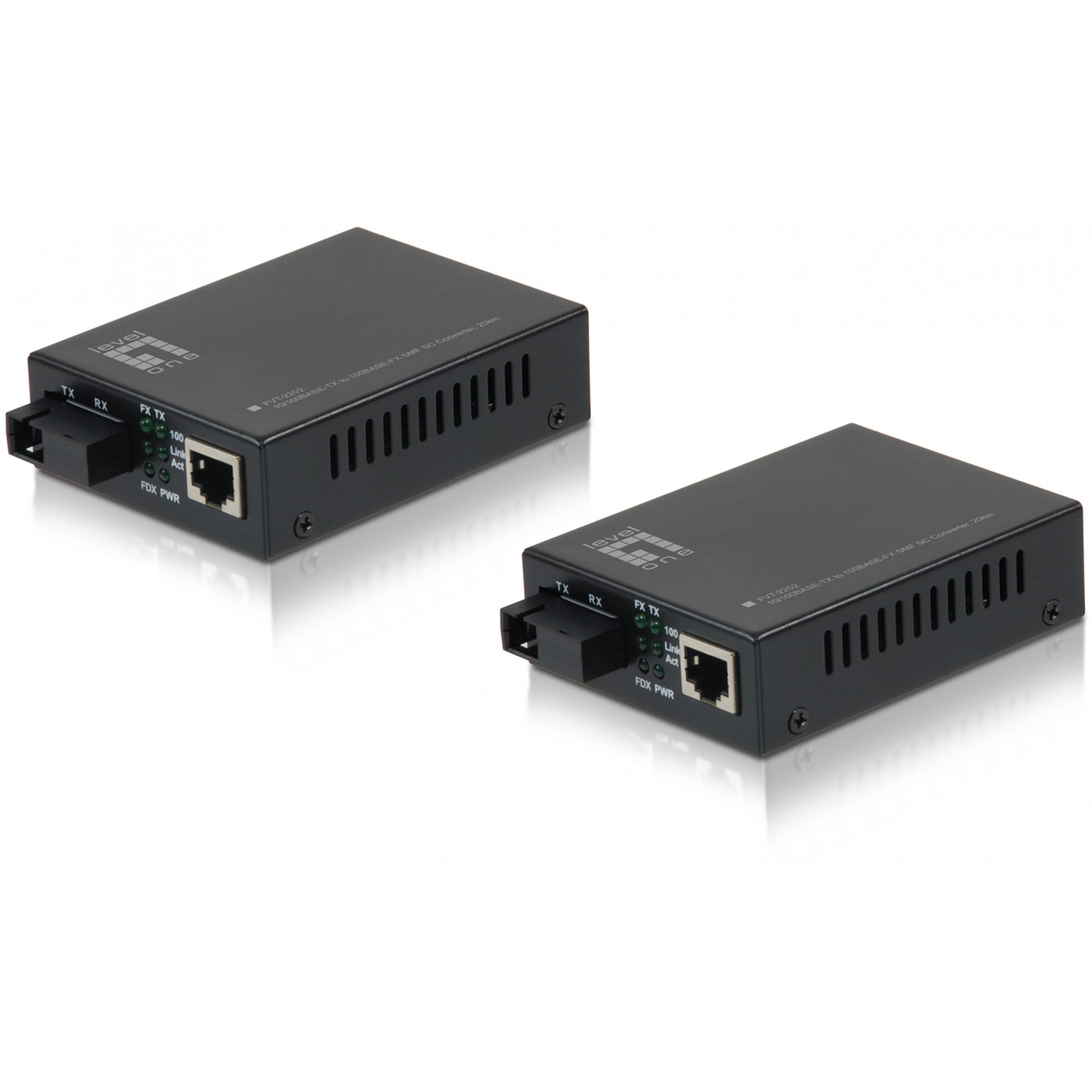 Konverter FVT-2202 10/100T>1000FX BIDI SM 20km