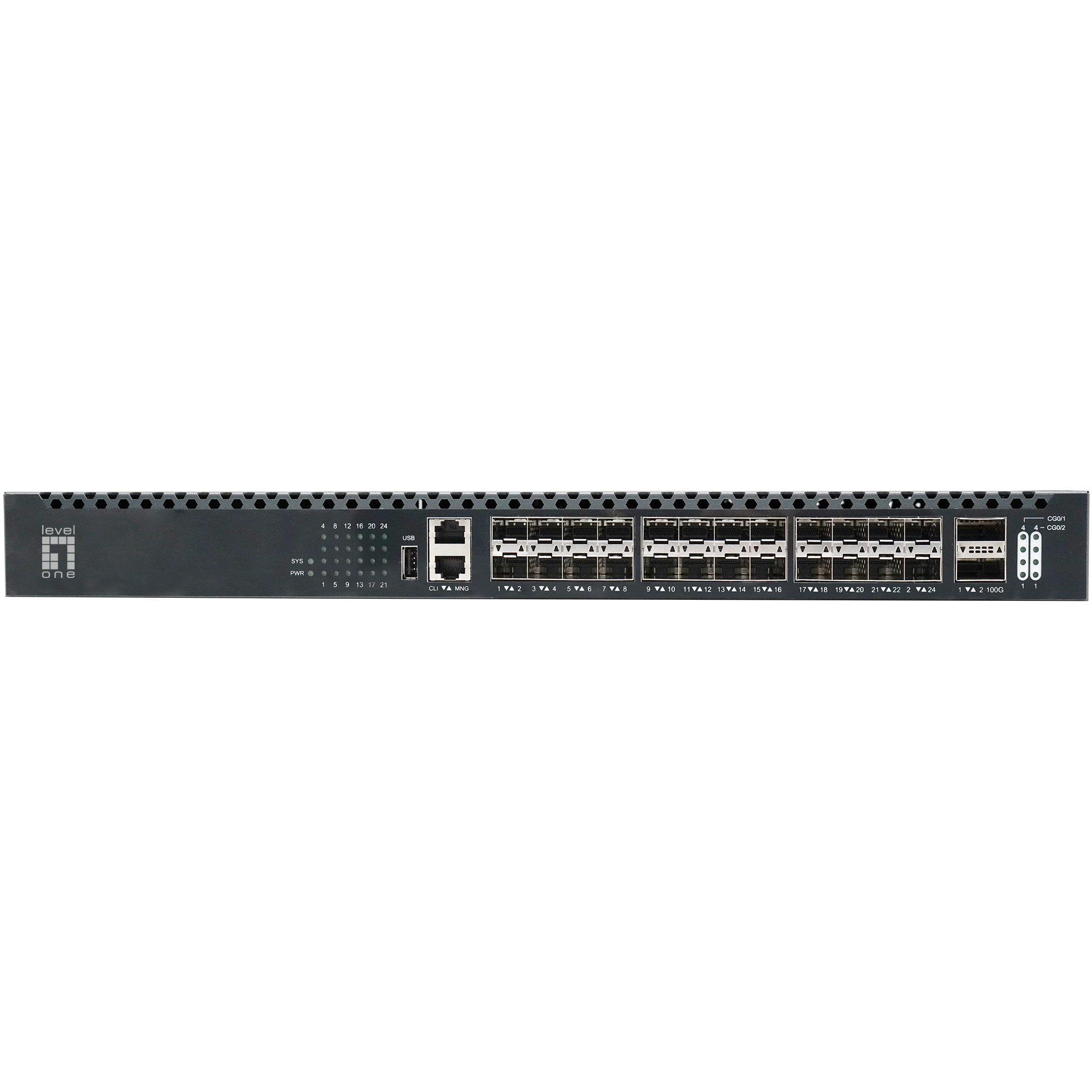 Switch 26x GE XQS-3126 2x40/100GbE 19" 185W 24xPoE