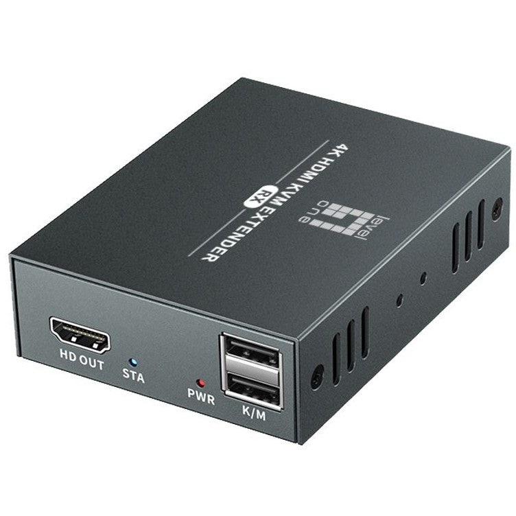 HDMI over Cat.5/6 Extender kit 4K. 100m schwarz