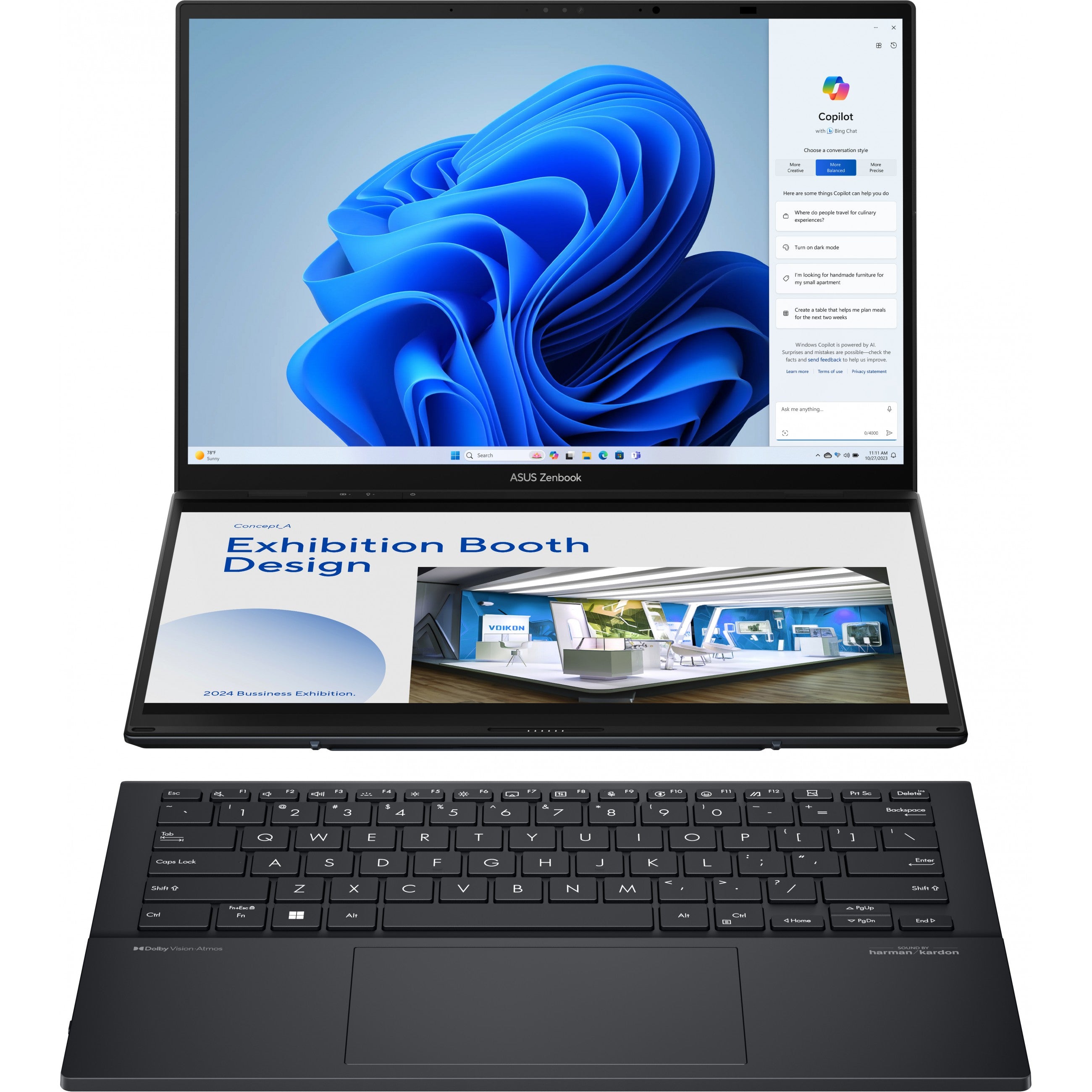 ASUS Zenbook Duo Ultra 5 125H 16 512 UX8406MA-QL114W W11H