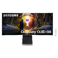 Samsung 86,4cm/34" (3440x1440) Samsung Odyssey G8 LS34DG850SUXEN 21:9 OLED 0,03ms 175Hz Micro-HDMI Mini-DisplayPort USB-C VESA Speaker Silver