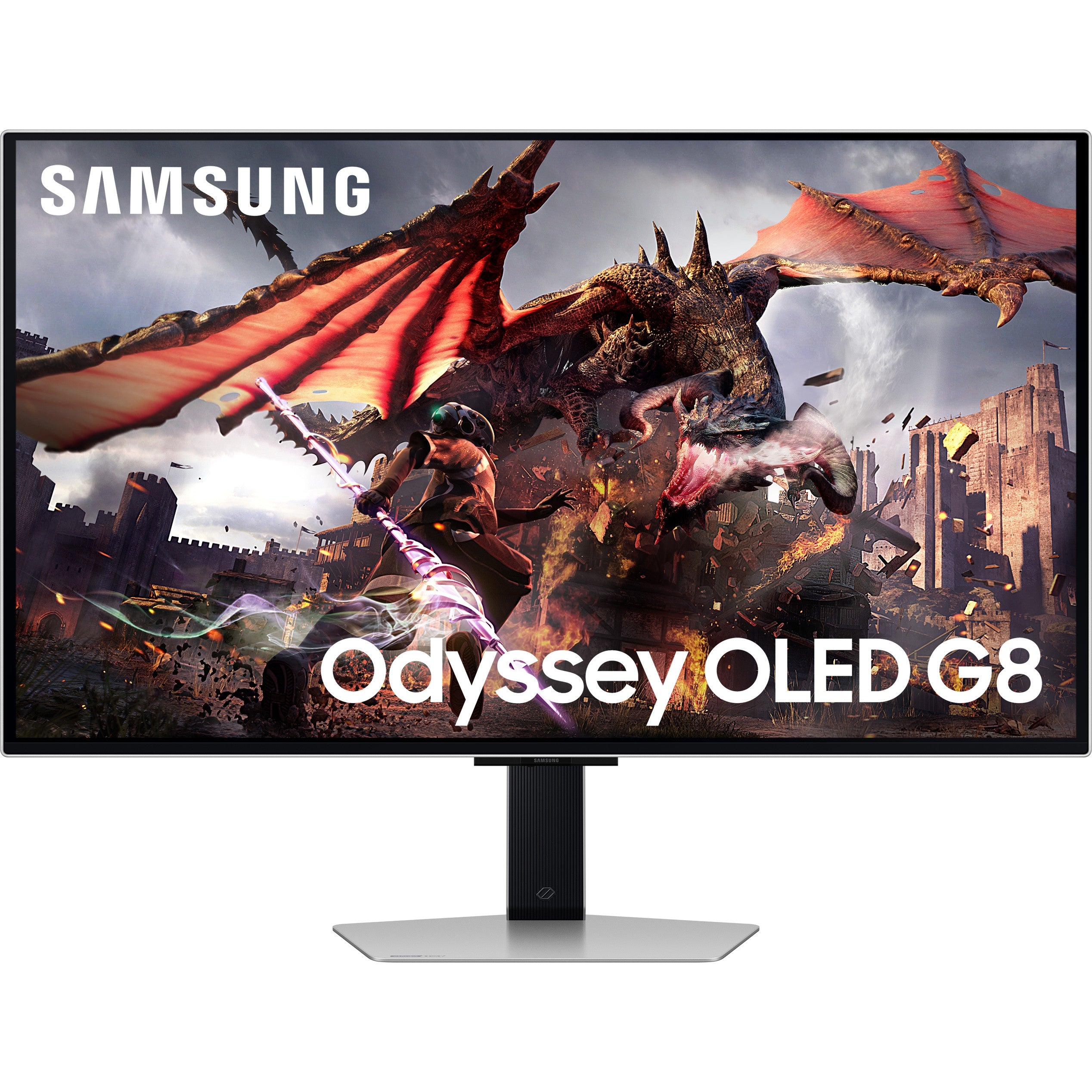 80cm/32" (3840x2160) Samsung Odyssey OLED G8 S32DG800SU 16:9 4k 0.03ms 240Hz 2xHDMI DP USB Speaker Black