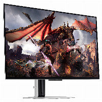 Samsung 80cm/32" (3840x2160) Samsung Odyssey OLED G8 S32DG800SU 16:9 4k 0,03ms 240Hz 2xHDMI DP USB Speaker Black – Ansicht 2