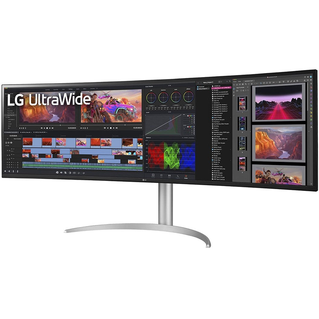 LG 49" 49WQ95X-W UltraWide QHD HDMI DP USB IPS 32:9 weiß (Speditionsversand)