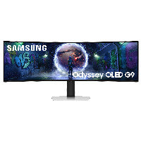 Samsung 124,0cm/49" (5120x1440) Samsung Odyssey G9 G93SD S49DG934SU 32:9 OLED 0,03ms 240Hz DisplayPort HDMI Micro-HDMI VESA HDR FreeSync G-Sync Silvr