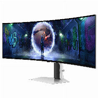 Samsung 124,0cm/49" (5120x1440) Samsung Odyssey G9 G93SD S49DG934SU 32:9 OLED 0,03ms 240Hz DisplayPort HDMI Micro-HDMI VESA HDR FreeSync G-Sync Silvr – Ansicht 4