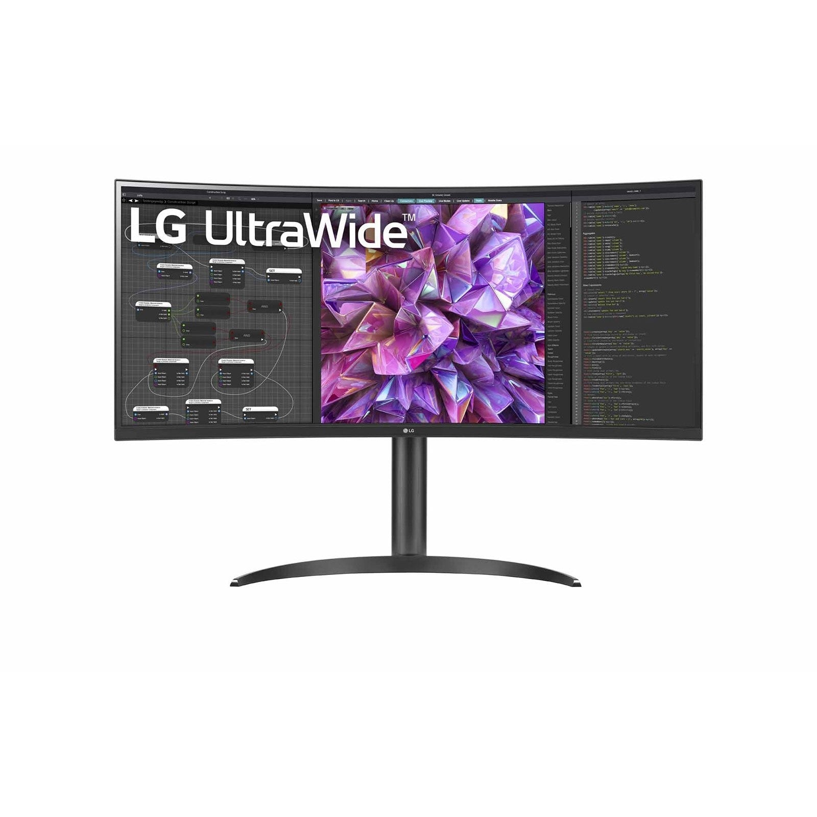 LG 34" 34WQ75X-B UltraWide Curved QHD HDMI USB DP IPS 21:9 b