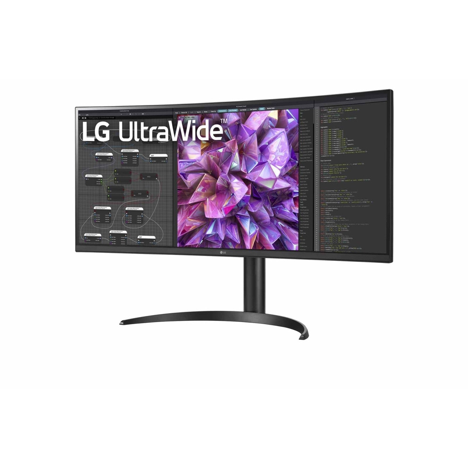 LG 34" 34WQ75X-B UltraWide Curved QHD HDMI USB DP IPS 21:9 b