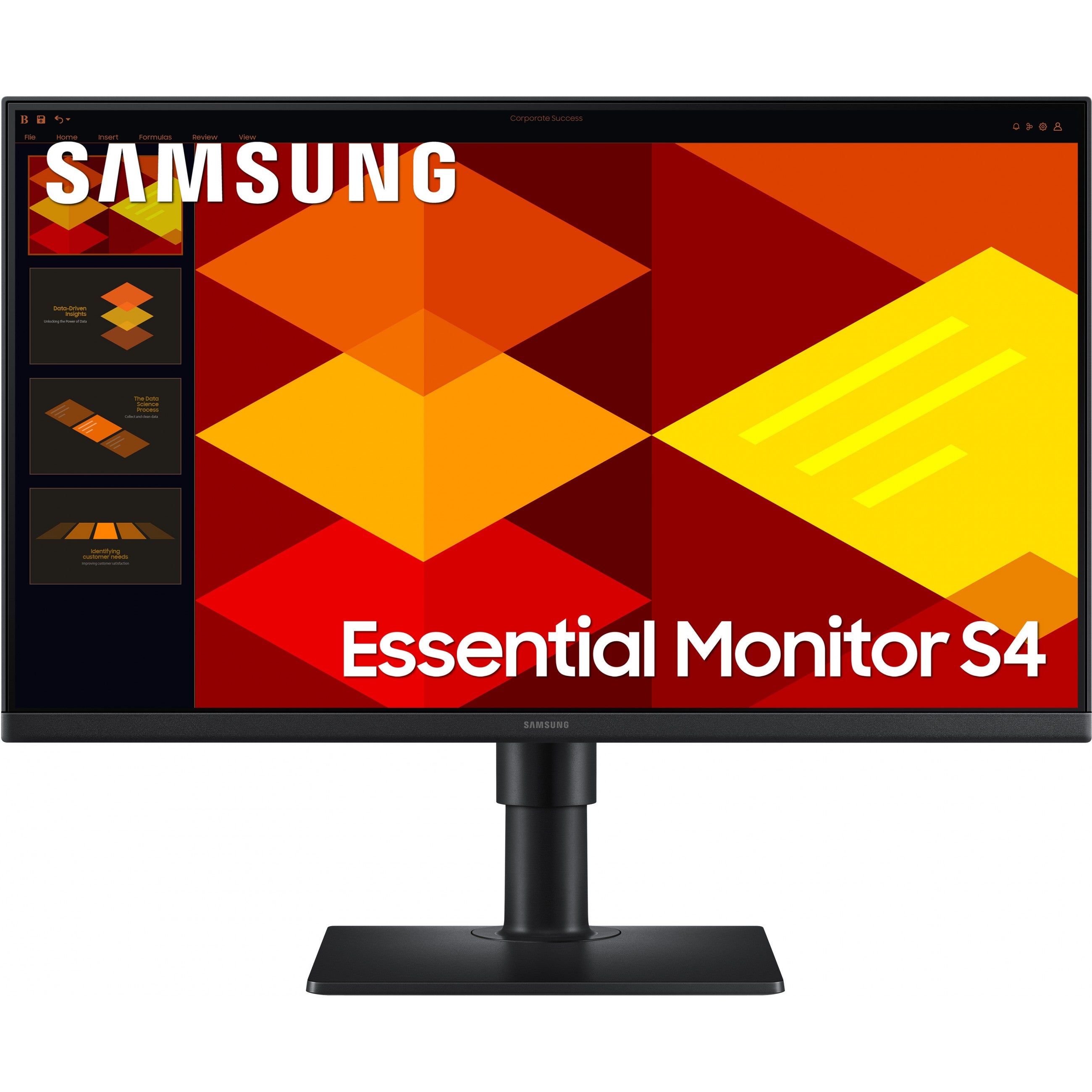 60.5cm/24" (1920x1080) Samsung S24D402GAU Full HD 100 Hz IPS 2xHDMI 5ms DP 16:9 Business S40GD Black