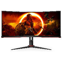 AOC 86.4cm (34") CU34G2XP/BK 21:09 2xHDMI+2xDP+USB Curved retail – Ansicht 2