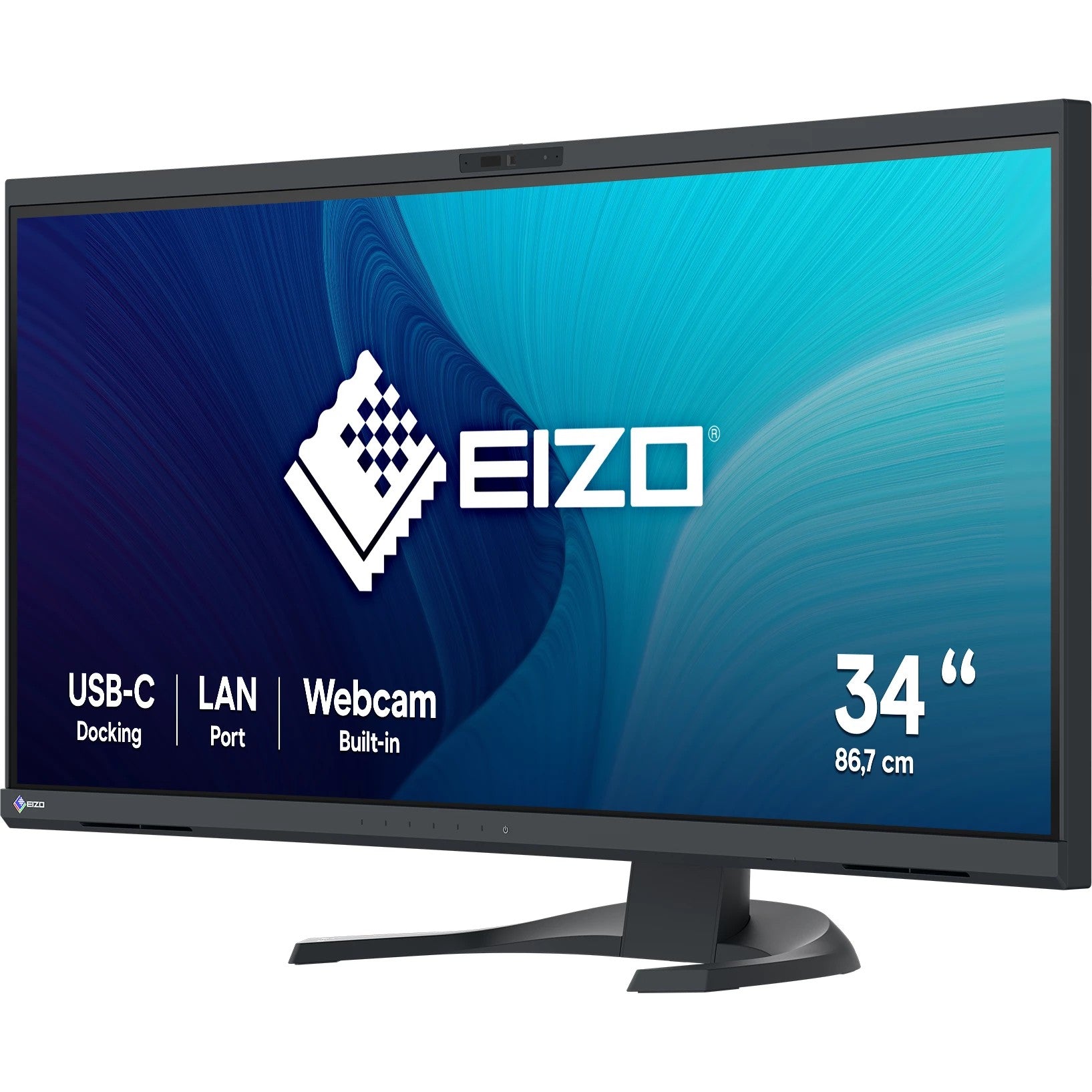 EIZO 86.7cm (34.1") EV3450XC-BK 21:9 4K 2xHDMI+DP+USB-C Curv