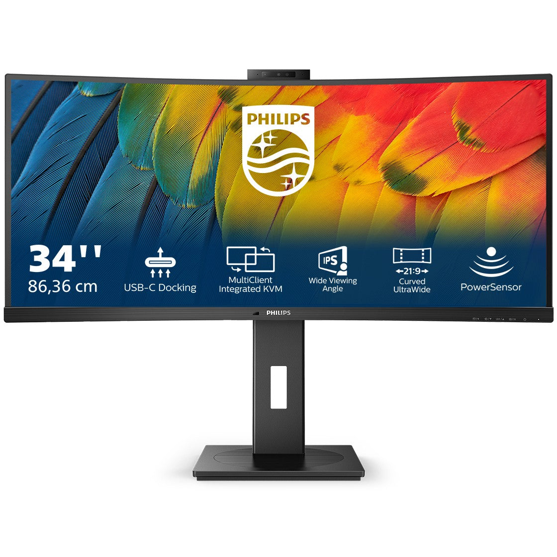 Philips 86.4cm (34.0") 34B1U5600CH 21:09 HDMI+DP+USB-C VA