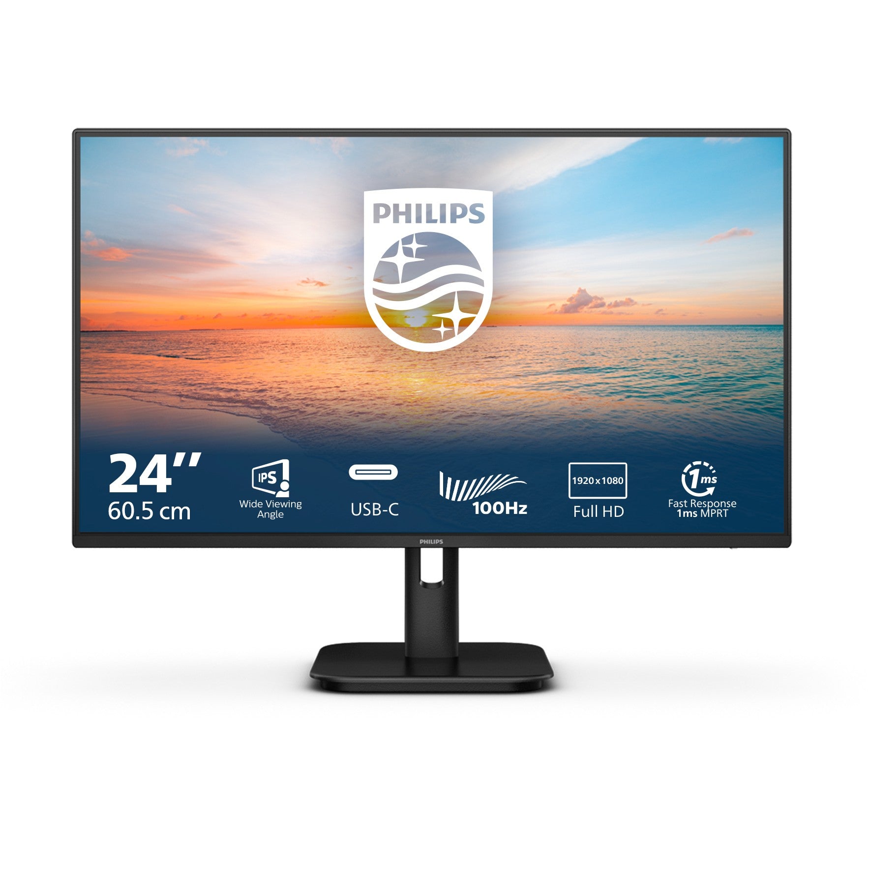 Philips 60.5cm (23.8") 24E1N1300A 16:09 HDMI+USB-C IPS black retail