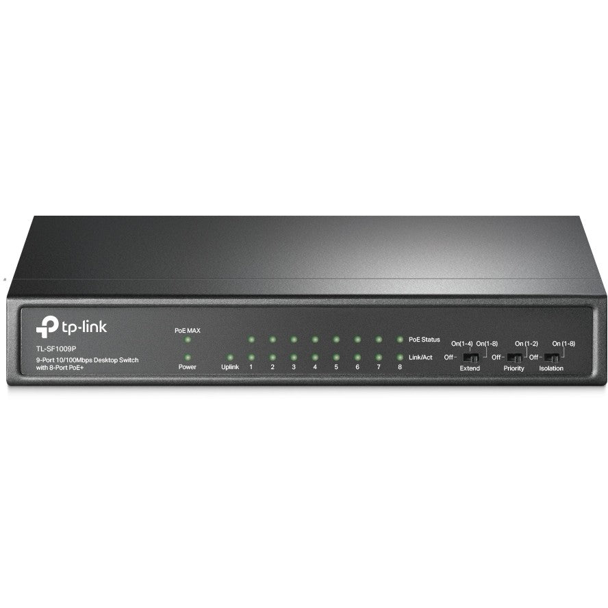 TP-Link Switch 9x FE TL-SF1009P (davon 8PoE+)