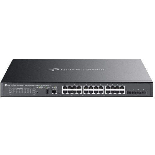 TP-Link Omada SG5428XMPP 24-Port stack. Lite L3 mgd. PoE++ Switch 10G