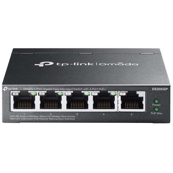 TP-Link Omada Switch 5x GE ES205G 5-Port PoE+