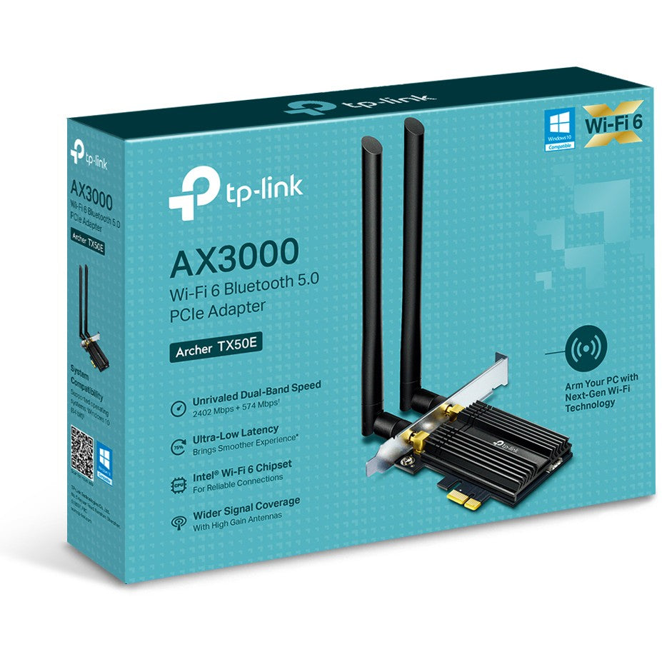 TP-Link WL-Adapter Archer TX50E (AX3000/Bluetooth Adapter)