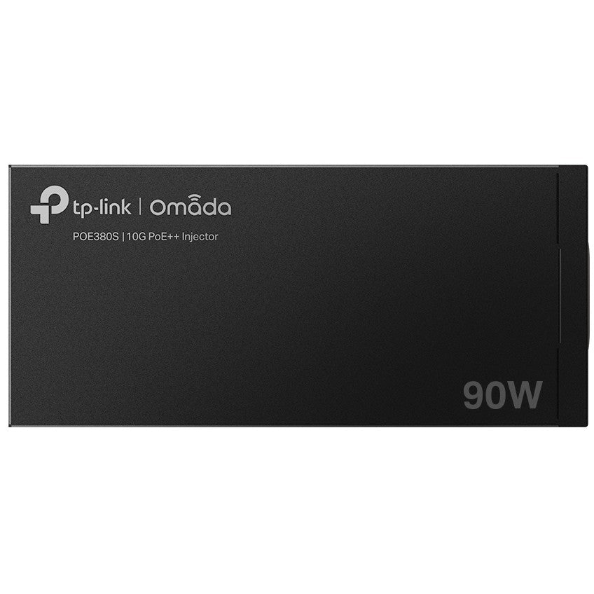 TP-LINK POE380S Omada 10G PoE++ Injector Adapter 2 10 Gbps/5 Gbps/2.5 Gbps/1 Gbps/100 Mbps/10 Mbps RJ45 ports
