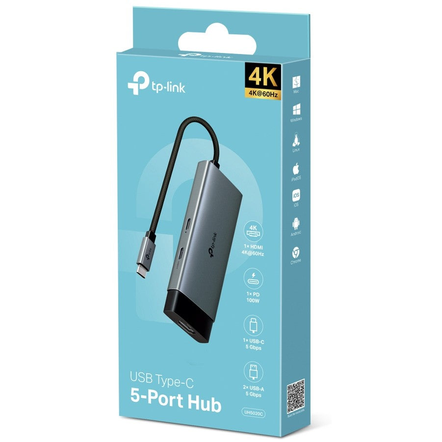 TP-Link HUB UH6120C USB-C 5-Port Hub