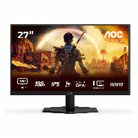 AOC 68.58cm 27Zoll 2560x1440 1ms 2xHDMI DP Black