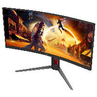 AOC 86,4cm/34" (3440x1440) AOC CU34G4Z 21:9 WQHD Fast VA 1ms 240Hz HDMI DisplayPort USB VESA HDR Curved Black – Ansicht 6