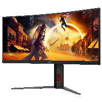 AOC 86,4cm/34" (3440x1440) AOC CU34G4Z 21:9 WQHD Fast VA 1ms 240Hz HDMI DisplayPort USB VESA HDR Curved Black – Ansicht 8