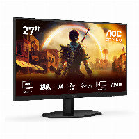 AOC 68,6 cm/27" (2560×1440) AOC 27G42XNE 16:9 QHD Fast VA 0,5 ms 180 Hz HDMI DisplayPort VESA Black – Ansicht 2