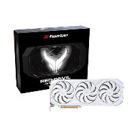 RX 9070 XT 16GB PowerColor Radeon Red Devil Spectral GDDR6 3 Fan white