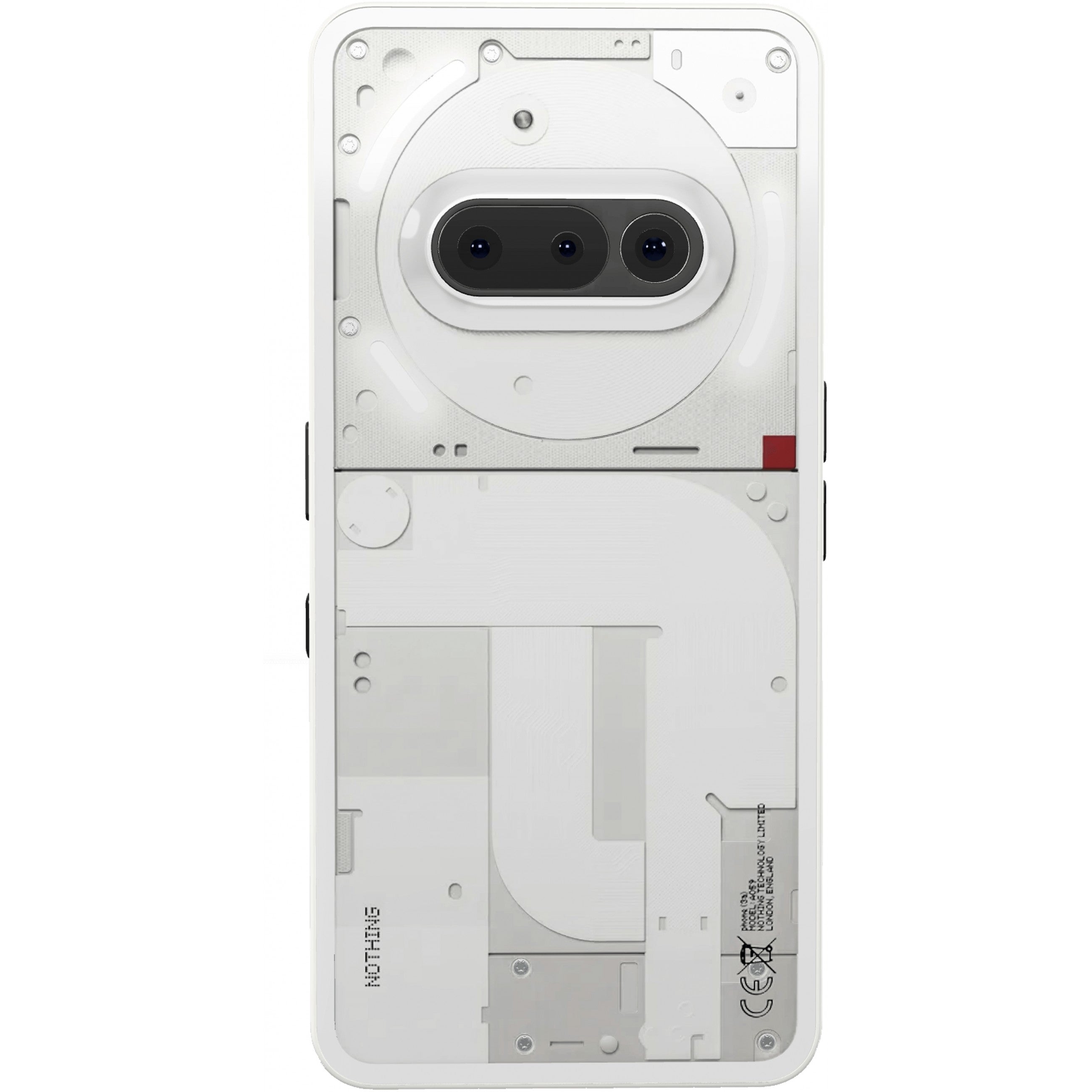 "Nothing Phone 3a 5G Dual Sim 12GB RAM 256GB - White"