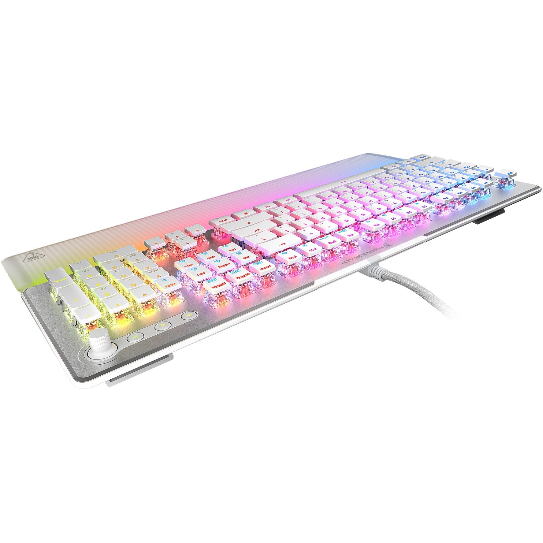 Turtle Beach Vulcan II Max Gaming-Tastatur. Wei