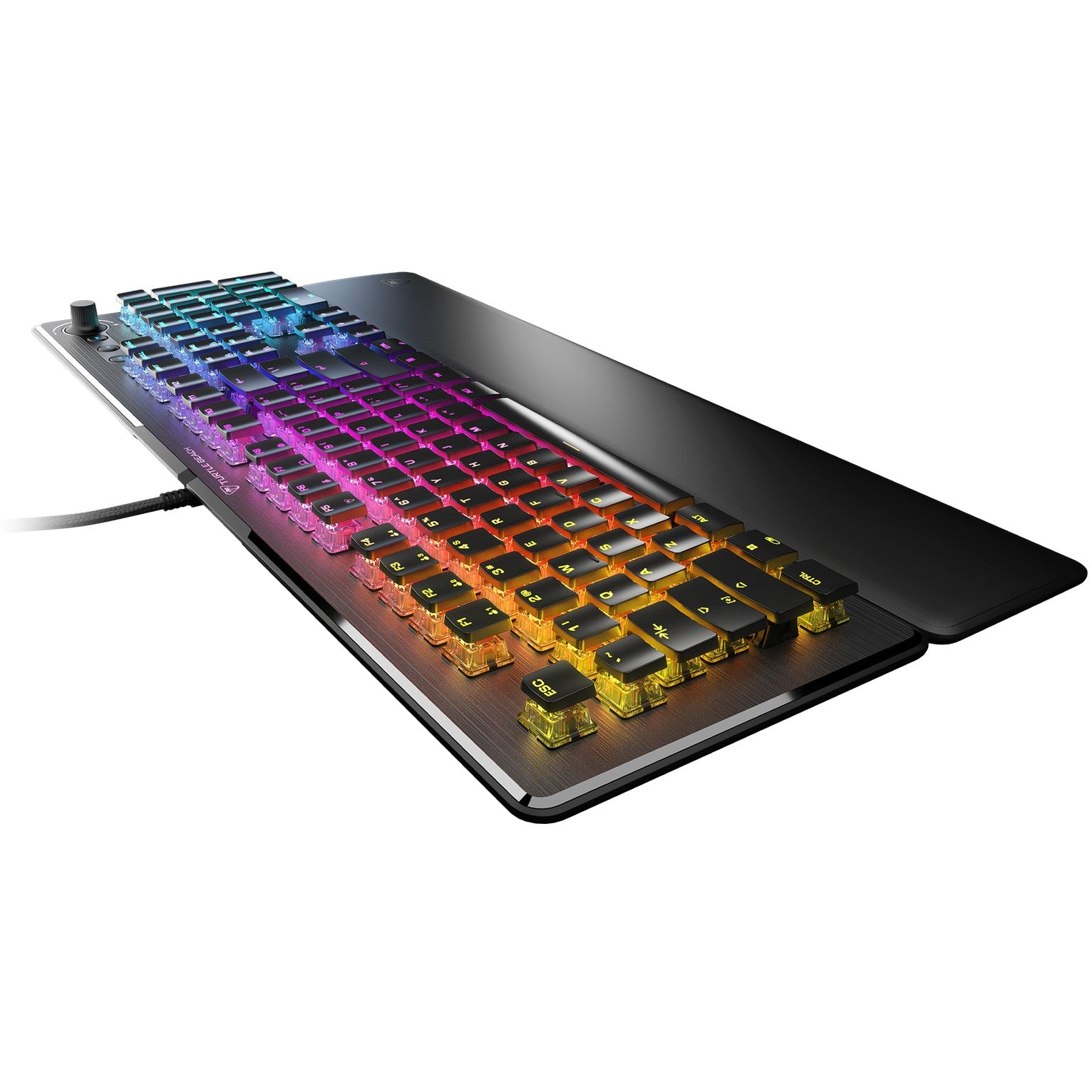 Turtle Beach Vulcan II Linear Gaming-Tastatur. Schwarz