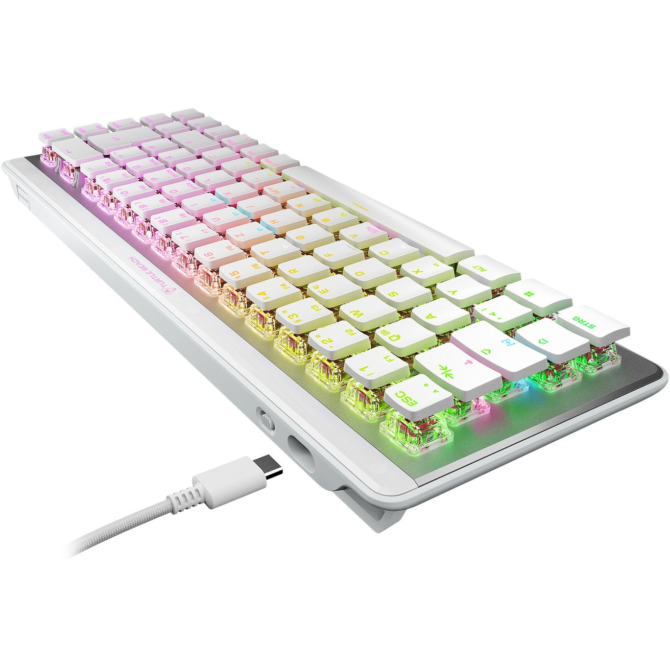 Turtle Beach Vulcan II Mini Air Gaming-Tastatur. Wei