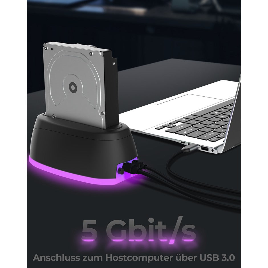ICY BOX Dockingstation 6.4cm (2.5") & 8.9cm (3.5") SATA - USB 3.0