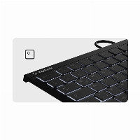 KeySonic KSK-5011ELC (DE) Mini mit Nummernblock schwarz – Ansicht 5