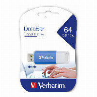Verbatim V DataBar USB-Stick 64 GB USB Typ-A 2.0 Blau