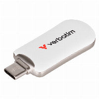 Verbatim STICK 256GB Verbatim Plectra White USB-C Flash Drive 30230 – Ansicht 2