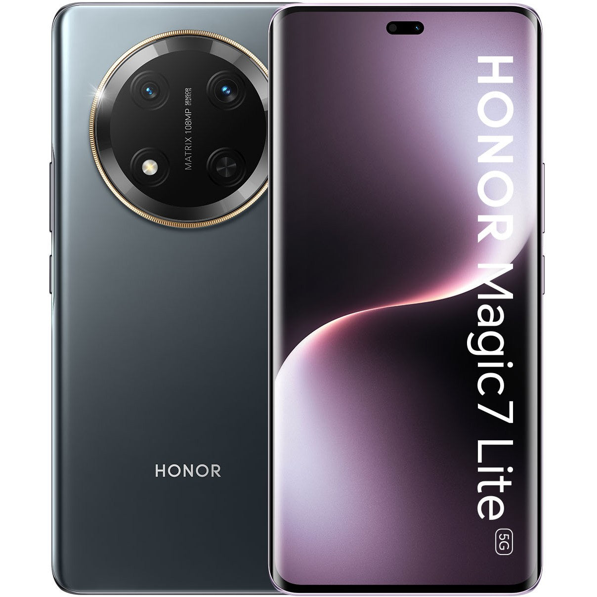 "Honor Magic7 Lite 5G Dual Sim 8GB RAM 256GB - Titanium Black"