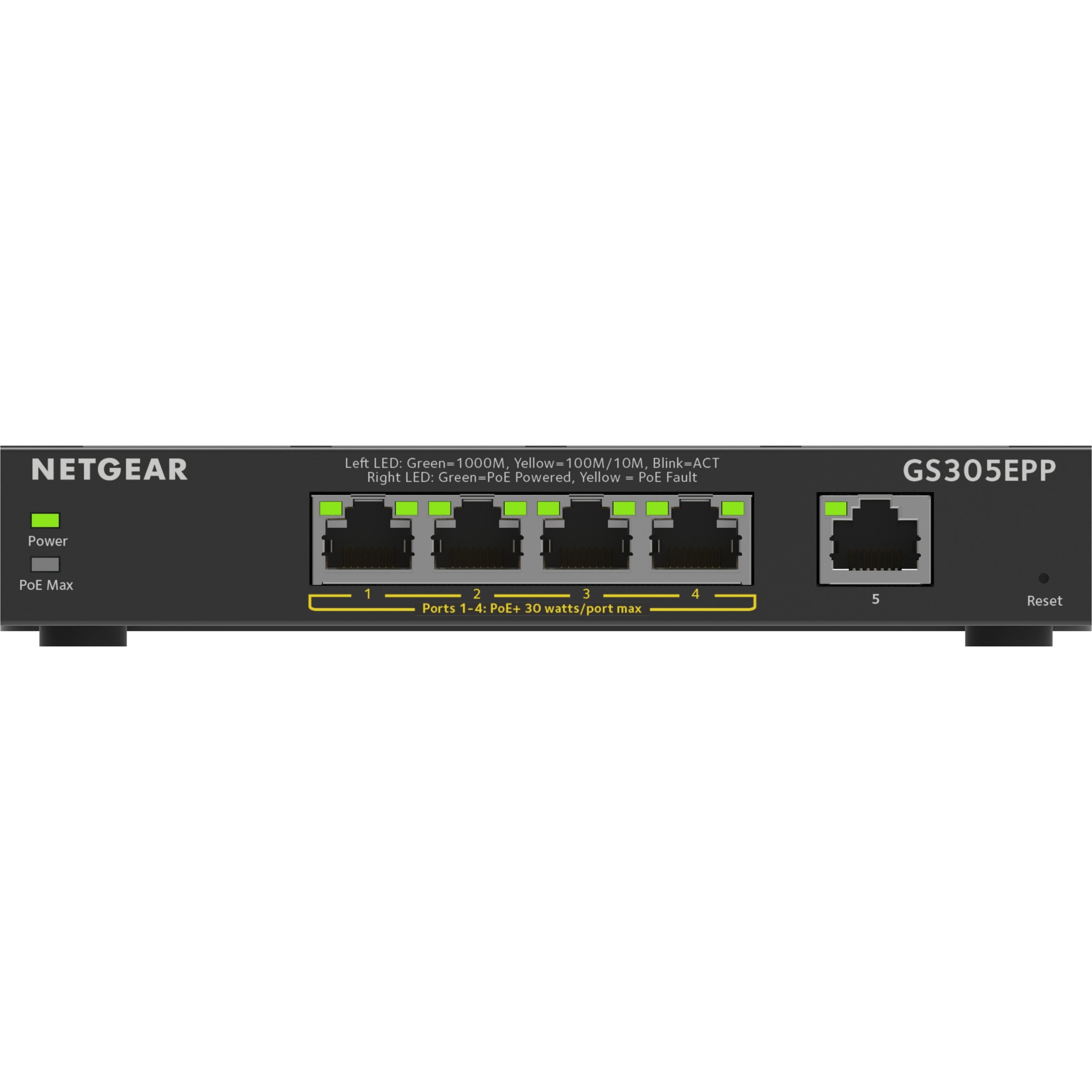 NETGEAR Switch 5x GE GS305EPP-100PES
