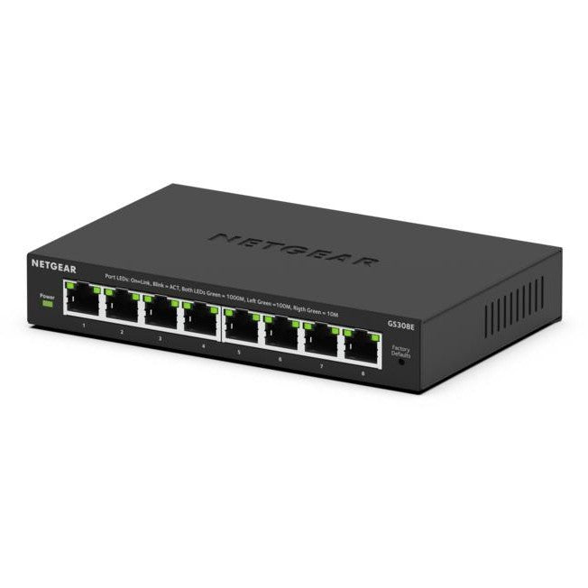 NETGEAR Switch 8x GE GS308E-400EUS Unmanaged Plus