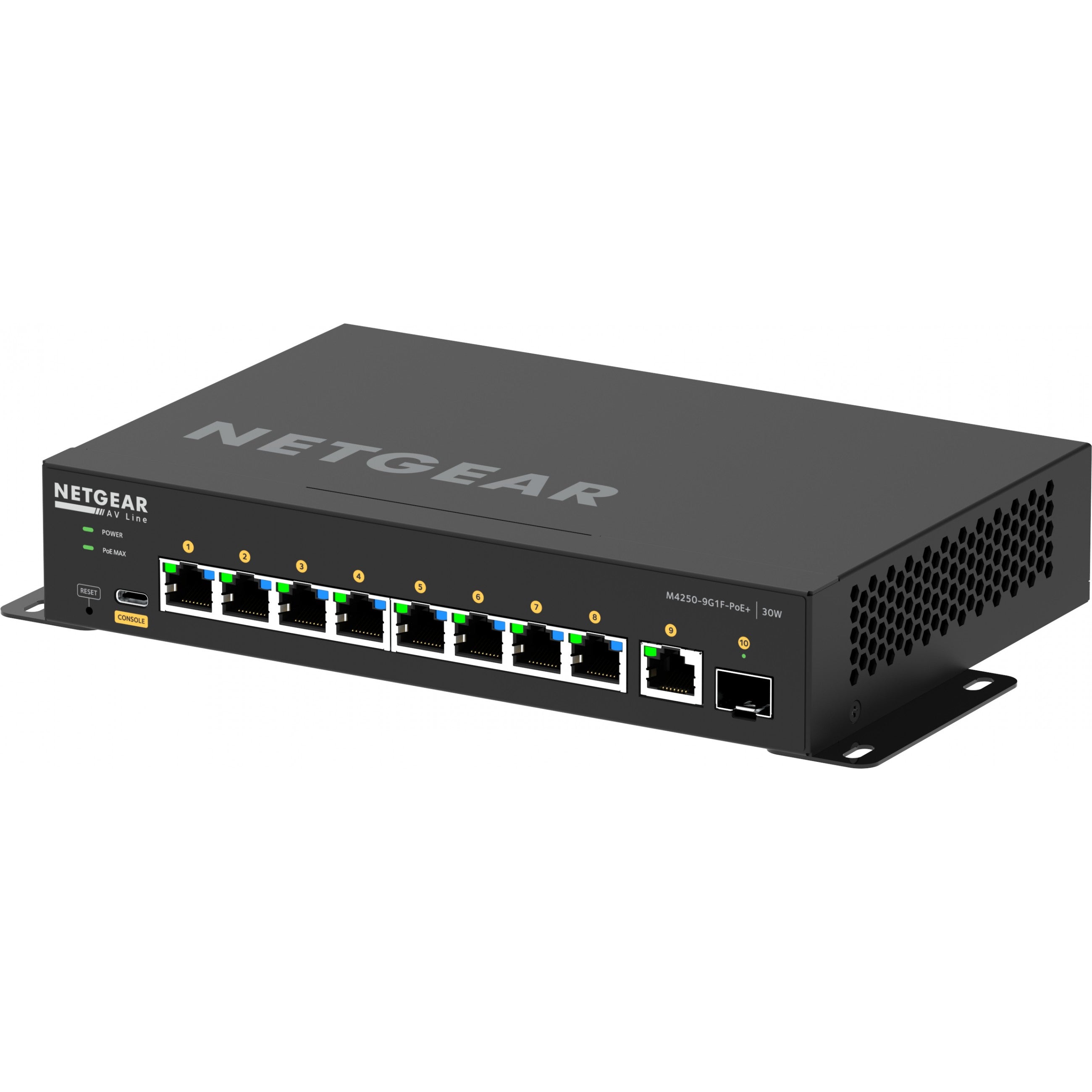 NETGEAR Switch 10x GE GSM4210PD-100EUS (10-AV)POE AV-Line