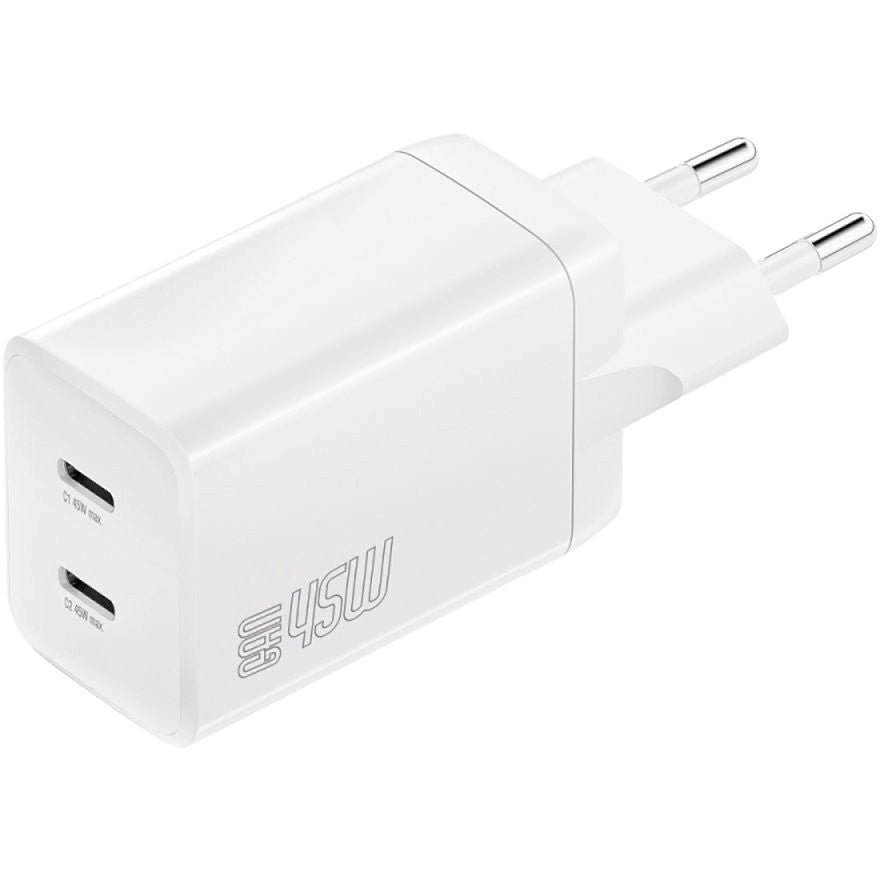 4smarts Ladegert PDPlug Dual 45W GaN 2xC. wei