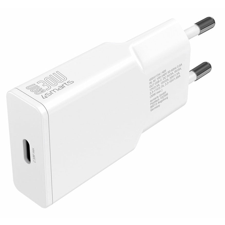 4smarts Netzladegert PDPlug Slim 30W GaN 1C. wei