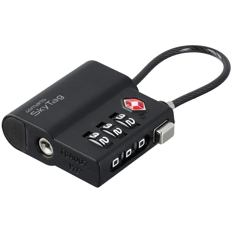 4smarts Standort-Finder SkyTag TSA Lock schwarz