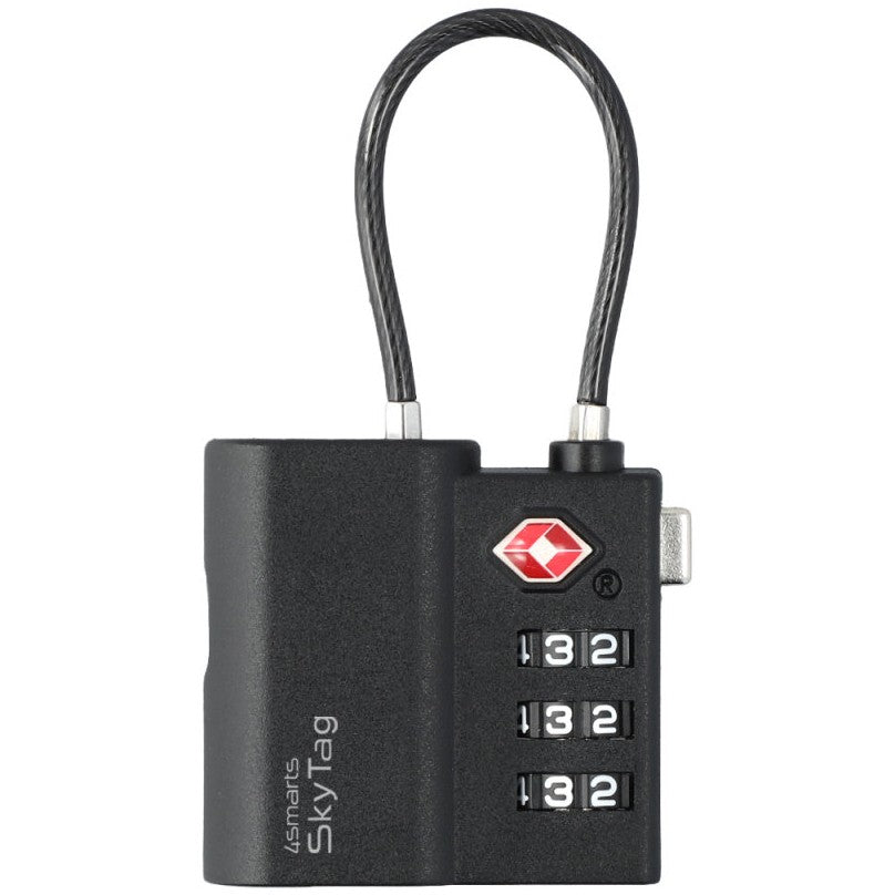 4smarts Standort-Finder SkyTag TSA Lock schwarz