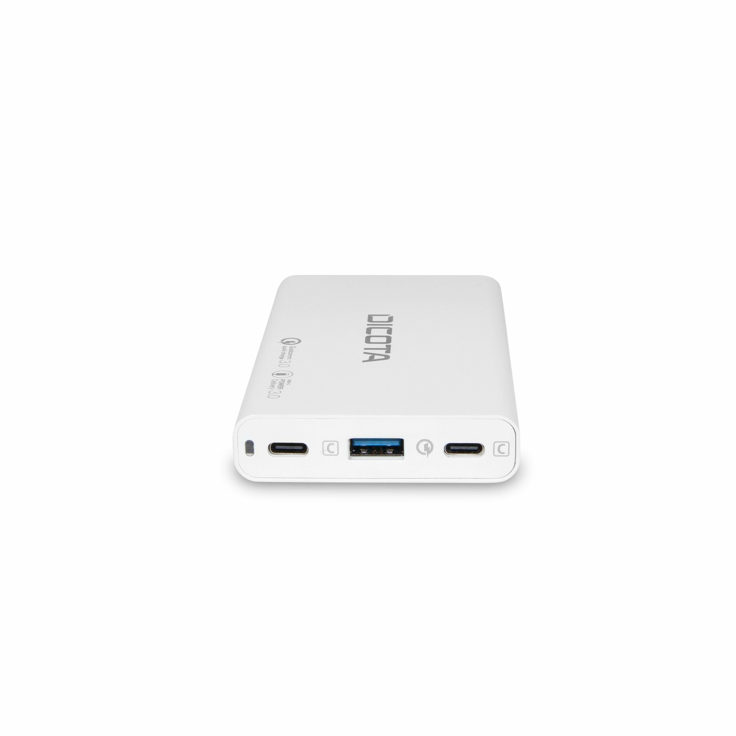 N Dicota Desktop 3-Port Charger (65W) white