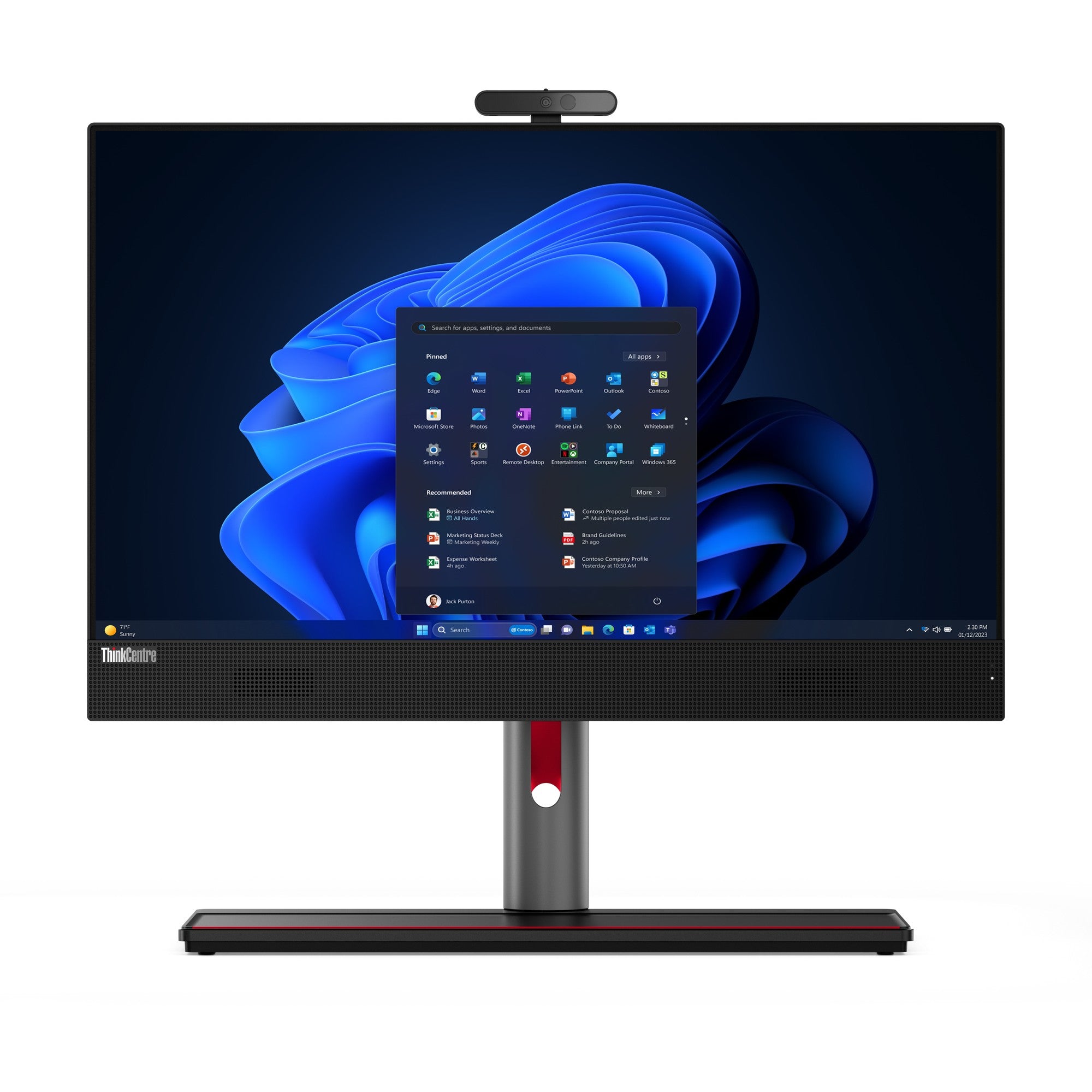 Lenovo ThinkCentre M90a G5 AIO 23.8" i5-14500 16/512 FHD W11P