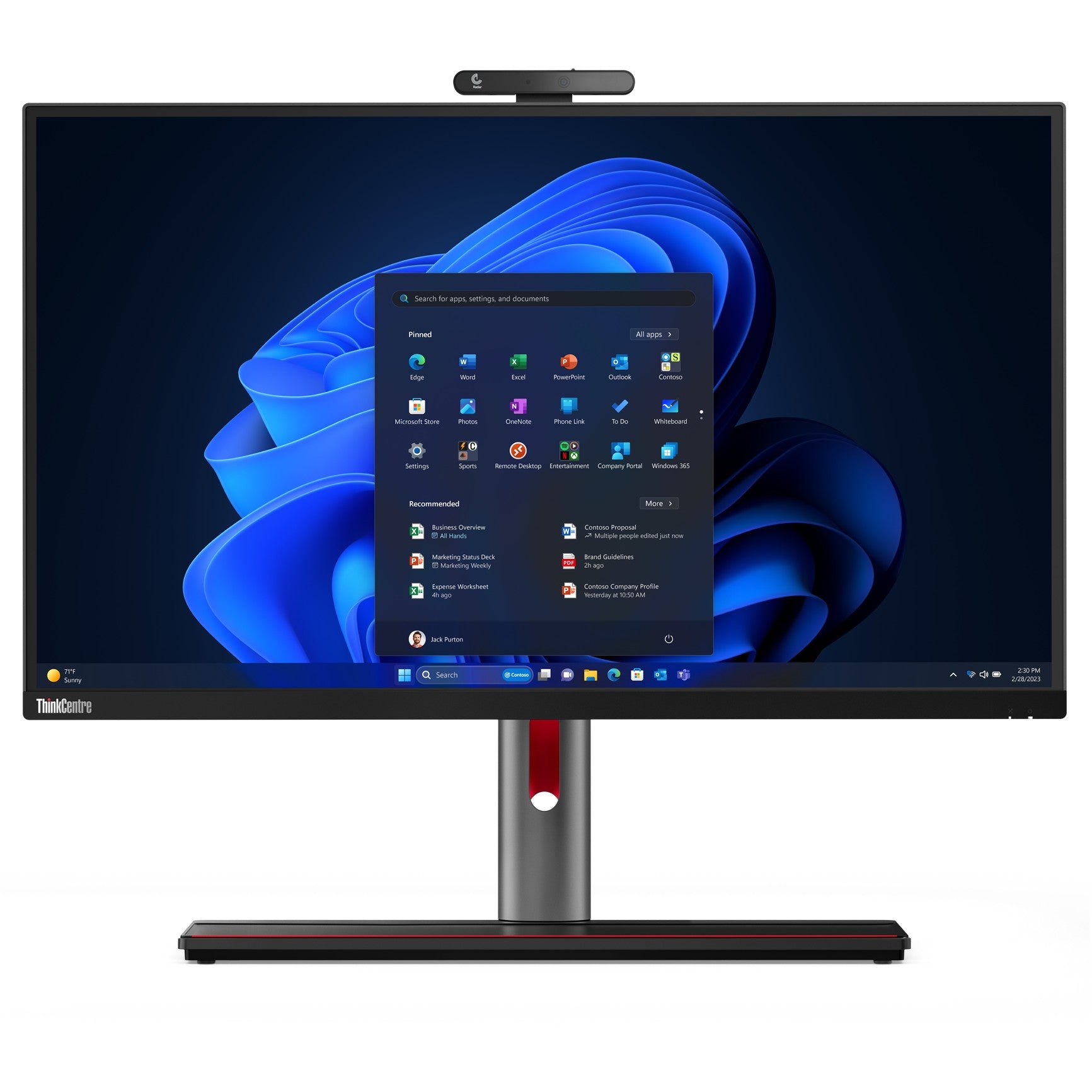 Lenovo ThinkCentre M90a Pro G4 AIO 27" i5-13500 16/512 QHD W11P